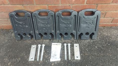 skid steer counterweights for sale|bobcat skid steer weight kit.